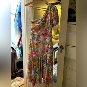 ASTR Floral Midi Dress